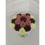 Розы из шоколада в коробке арт. 2